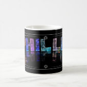 Phillip - 3Dの一流のPhillipはつきます(Photogra コーヒーマグカップ (中央)