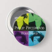 Phillip Presswood: リマスターされたPin 缶バッジ (正面&裏面)
