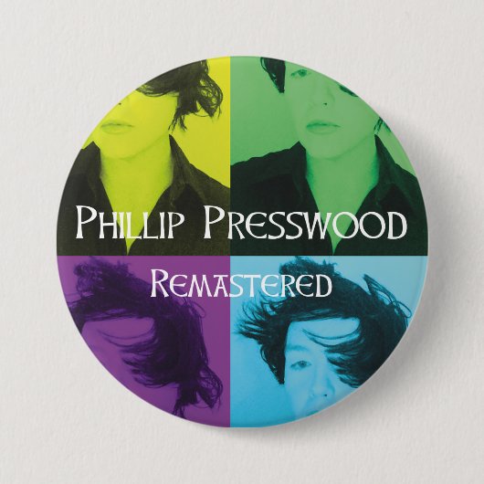 Phillip Presswood: リマスターされたPin 缶バッジ (正面)