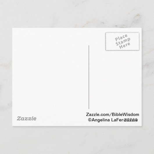 Phillipiansの4:6 ポストカード (裏面)