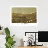 Phillippi, WVパノラママップ – 1861 ポスター (ホームオフィス)