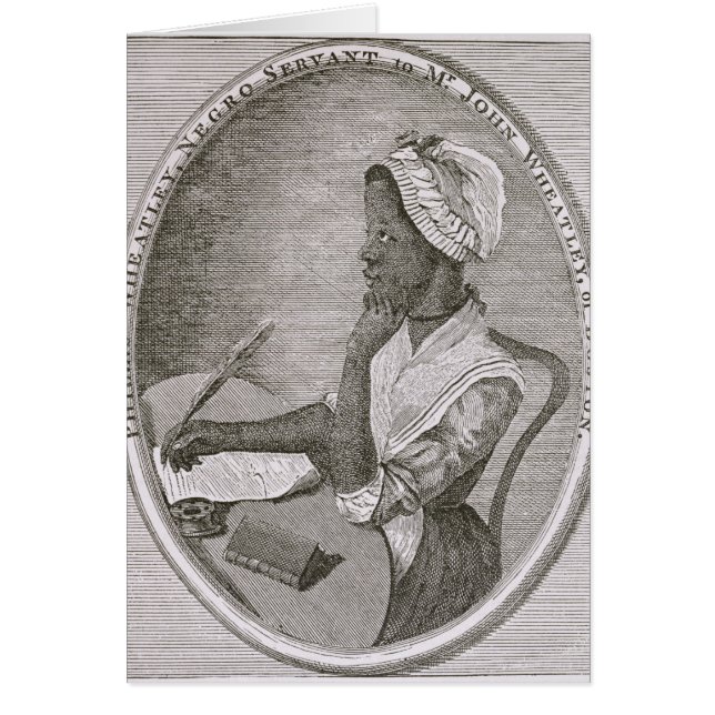 Phillis Wheatleyのポートレート (正面)