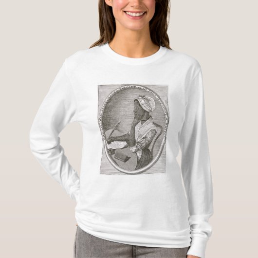 Phillis Wheatleyのポートレート Tシャツ (正面)