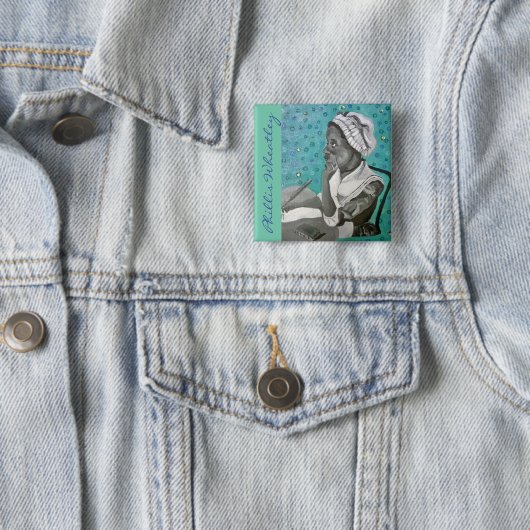 Phillis Wheatley 缶バッジ (インサイチュ)