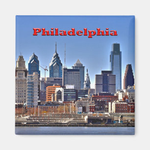 PhillyのスカイラインHDRの磁石 マグネット