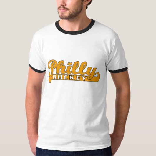 Phillyのホッケーの信号器のTシャツ Tシャツ (正面)