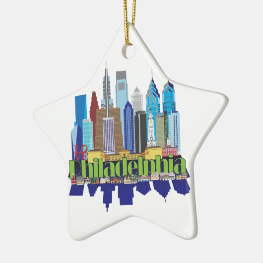Phillyの新しいアイコン セラミックオーナメント (左)