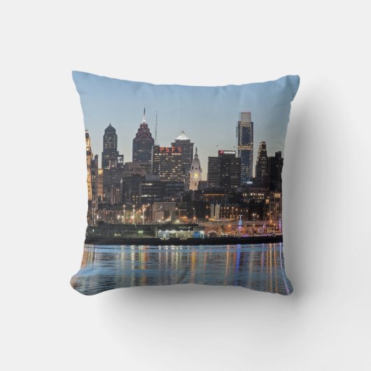 Phillyの日没 クッション (正面)