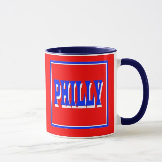 Phillyの赤の広場のマグ マグカップ (右)