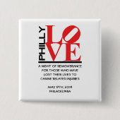 Philly公式の2014年のPin 缶バッジ (正面)