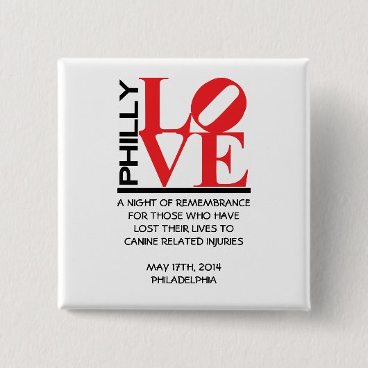 Philly公式の2014年のPin 缶バッジ (正面)