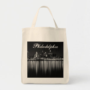 Philly夜b/w トートバッグ
