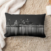 Philly夜b/w ランバークッション (ブランケット)