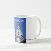 Philly市役所のマグ コーヒーマグカップ (正面右)