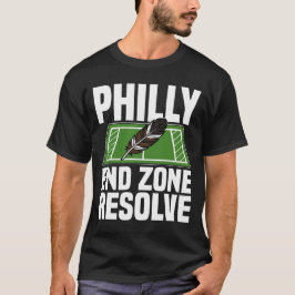 PHILLY エンドゾーン RESOLVE - フィラデルフィア フットボール Tシャツ