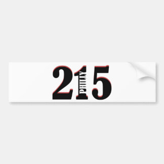 Philly 215 バンパーステッカー
