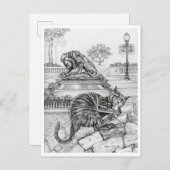 Philly Cat in Rittenhouse ポストカード (正面/裏面)