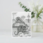 Philly Cat in Rittenhouse ポストカード (スタンド正面)