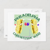 Philly Cheesteak戦争 ポストカード (正面/裏面)