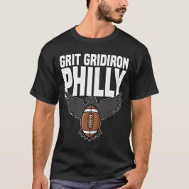PHILLY GRIT GRIDIRON - フィラデルフィア アメリカンフットボール Tシャツ