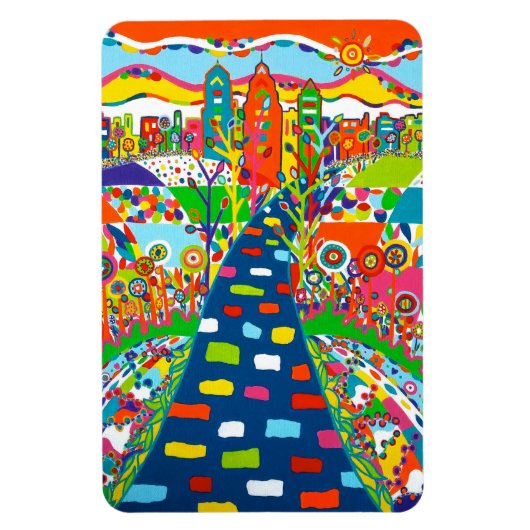 Philly Skyline 4 x 6フレキシブルマグネット マグネット (縦)