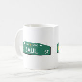 Philly Street Sign Coffee Mug: For YOUR Address! コーヒーマグカップ (正面左)