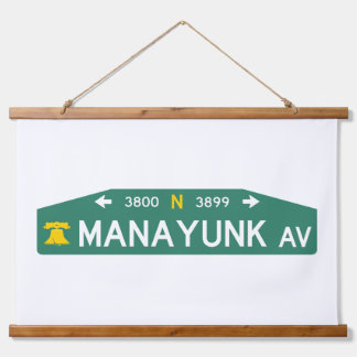 Philly Street Sign: Made For YOUR Address!  吊り下げ型タペストリー