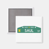 Philly Street Sign Magnet: Made For YOUR Address! マグネット (正面/裏面)