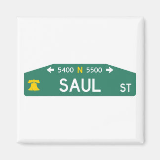 Philly Street Sign Magnet: Made For YOUR Address!  マグネット