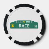 Philly Street Sign Poker Chip: For YOUR Address!  ポーカーチップ (裏面)