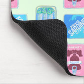 Philly Tin Fish Mousepad - Philadelphia Gift マウスパッド (コーナー)