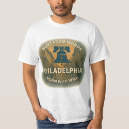 Philly Value Tee – 単語から作成。 | 静かなグリット Tシャツ