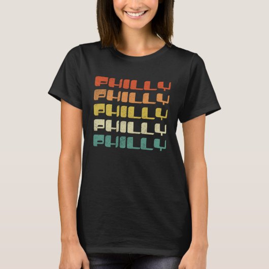 Philly Vintage Retro  2 Tシャツ (正面)