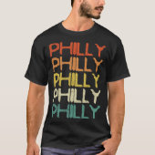 Philly Vintage Retro 7 Tシャツ (正面)