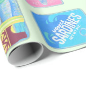 Philly Wrapping Paper - Philadelphia Gift Tin Fish ラッピングペーパー (ロールコーナー)