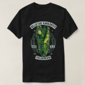 Philodendron Billietiae Variegated Botanist kitty  Tシャツ (デザイン正面)