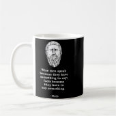 Philosopher Plato Quote - Philosophy Student Nerd  コーヒーマグカップ (左)
