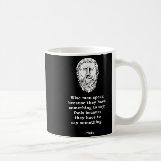 Philosopher Plato Quote - Philosophy Student Nerd  コーヒーマグカップ (右)