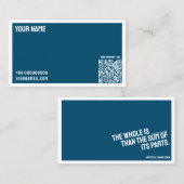 PHILOSOPHYミニマリストの名刺MIDI 名刺 (正面/裏面)