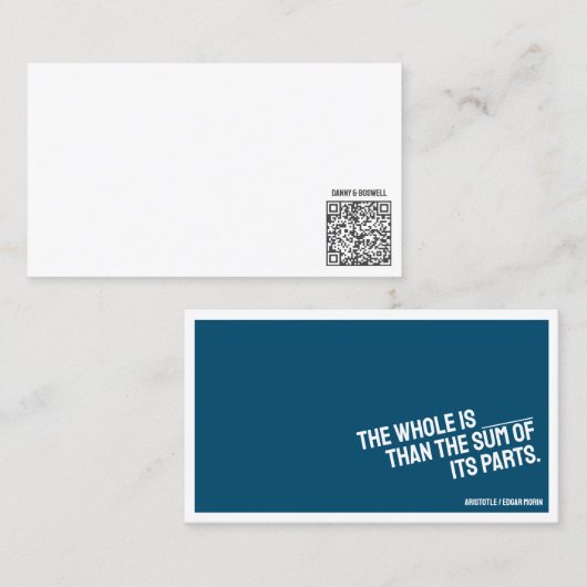 PHILOSOPHYミニマリスト名刺 名刺 (正面/裏面)