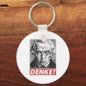 Philosophy Denke Think Sapere Aude Philosopher Imm キーホルダー (正面)