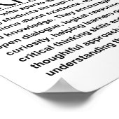 Philosophy teacher ポスター (角)