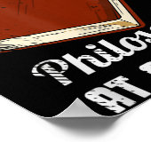 Philosophy Thinker Freethinker Philosopher Philoso ポスター (角)