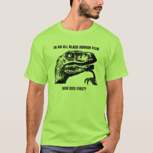 Philosoraptorのホラー映画 Tシャツ