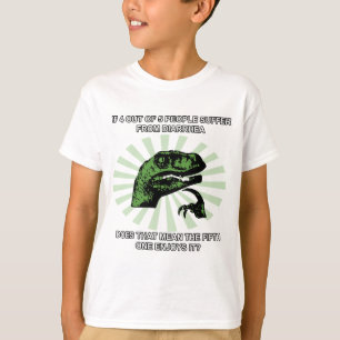Philosoraptorの下痢 Tシャツ