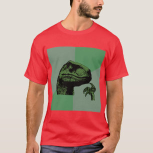 Philosoraptorの恐竜のアドバイス動物のミーム Tシャツ
