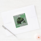 Philosoraptorの進歩対議会 ラウンドシール (封筒)