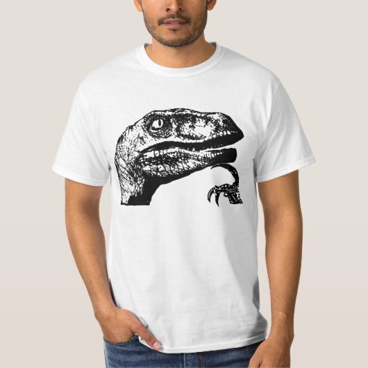 Philosoraptor文字無し Tシャツ (正面)