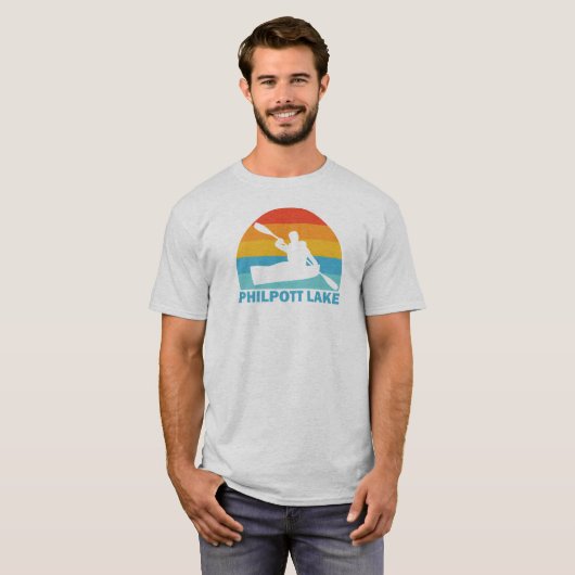 Philpott Lake Virginia Kayak Tシャツ (正面フル)