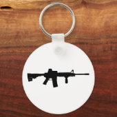 Phil's Art OnlineのブラックライフルAR-15 キーホルダー (正面)